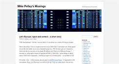 Desktop Screenshot of blog.pelleys.com